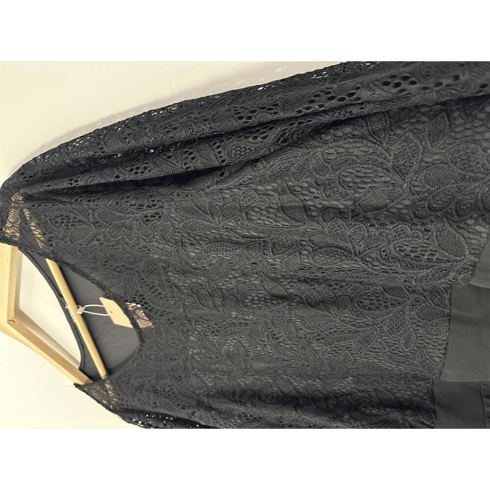 Bloomchic 5X Lace Patchwork Shirred Midi Pocket D… - image 3